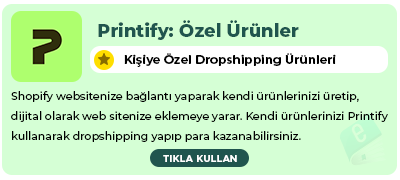 Printify Özel Ürünler